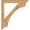 Ekena Millwork Legacy Traditional Rough Sawn Bracket w/ Offset Brace, Western Red Cedar, 6"W x 40"D x 44"H BKT0604X40X44LEC01RWR - alternate 3
